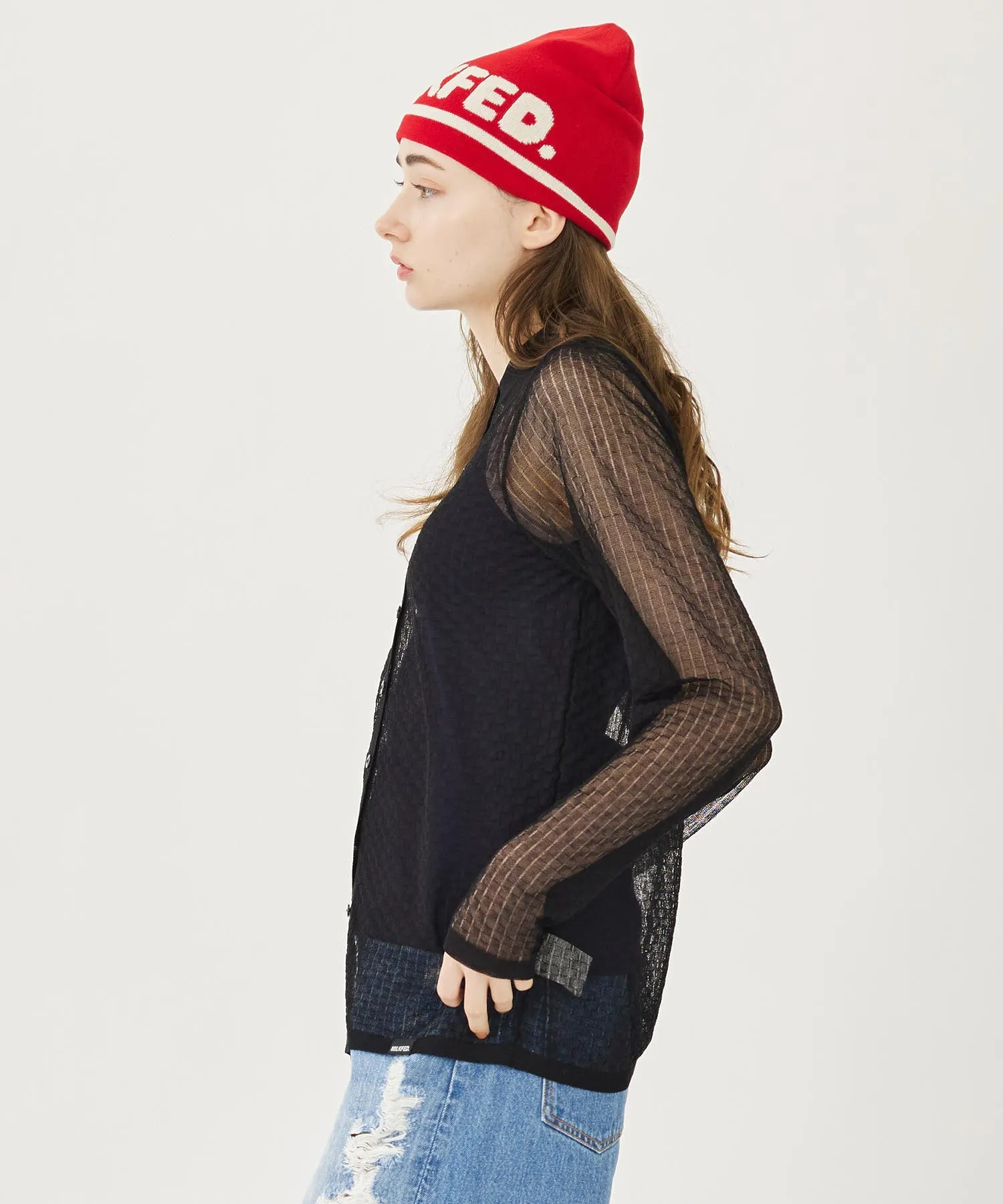 BUMPY KNIT TOP