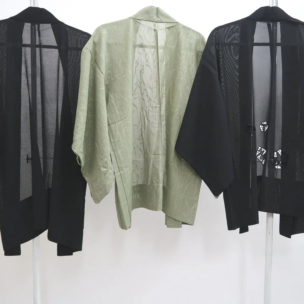 Bundle 12pcs Silk See-Through Haori Jacket Wholesale Bulk Free Shipping #424