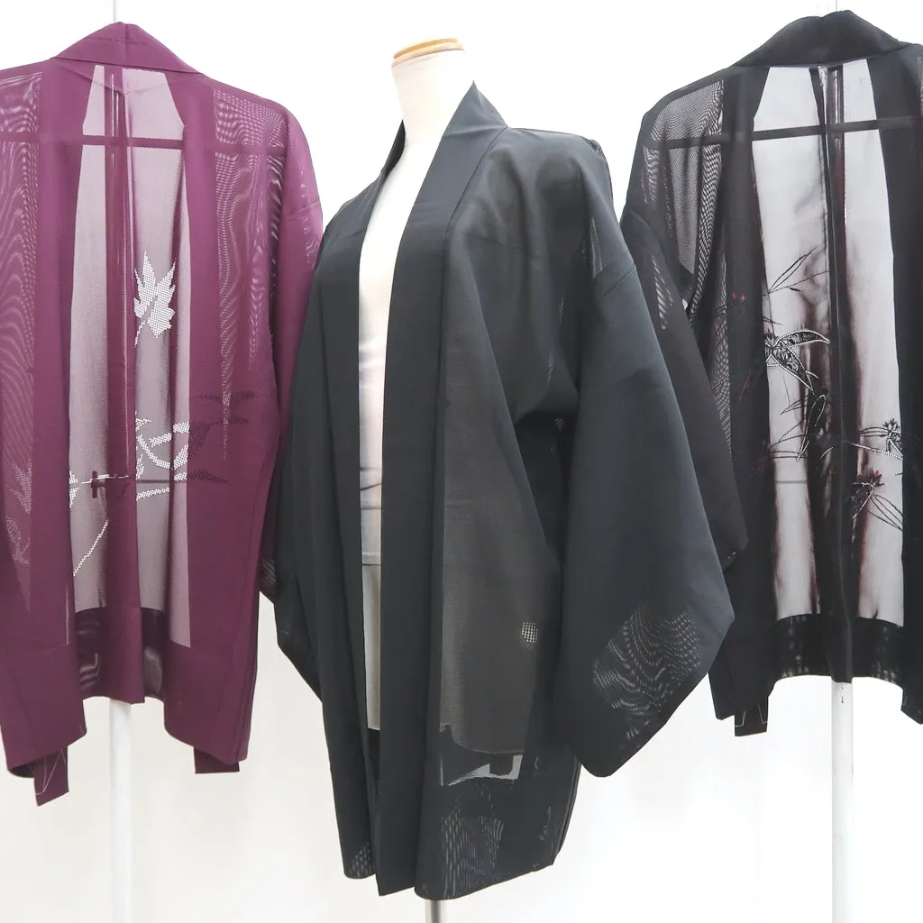 Bundle 12pcs Silk See-Through Haori Jacket Wholesale Bulk Free Shipping #424