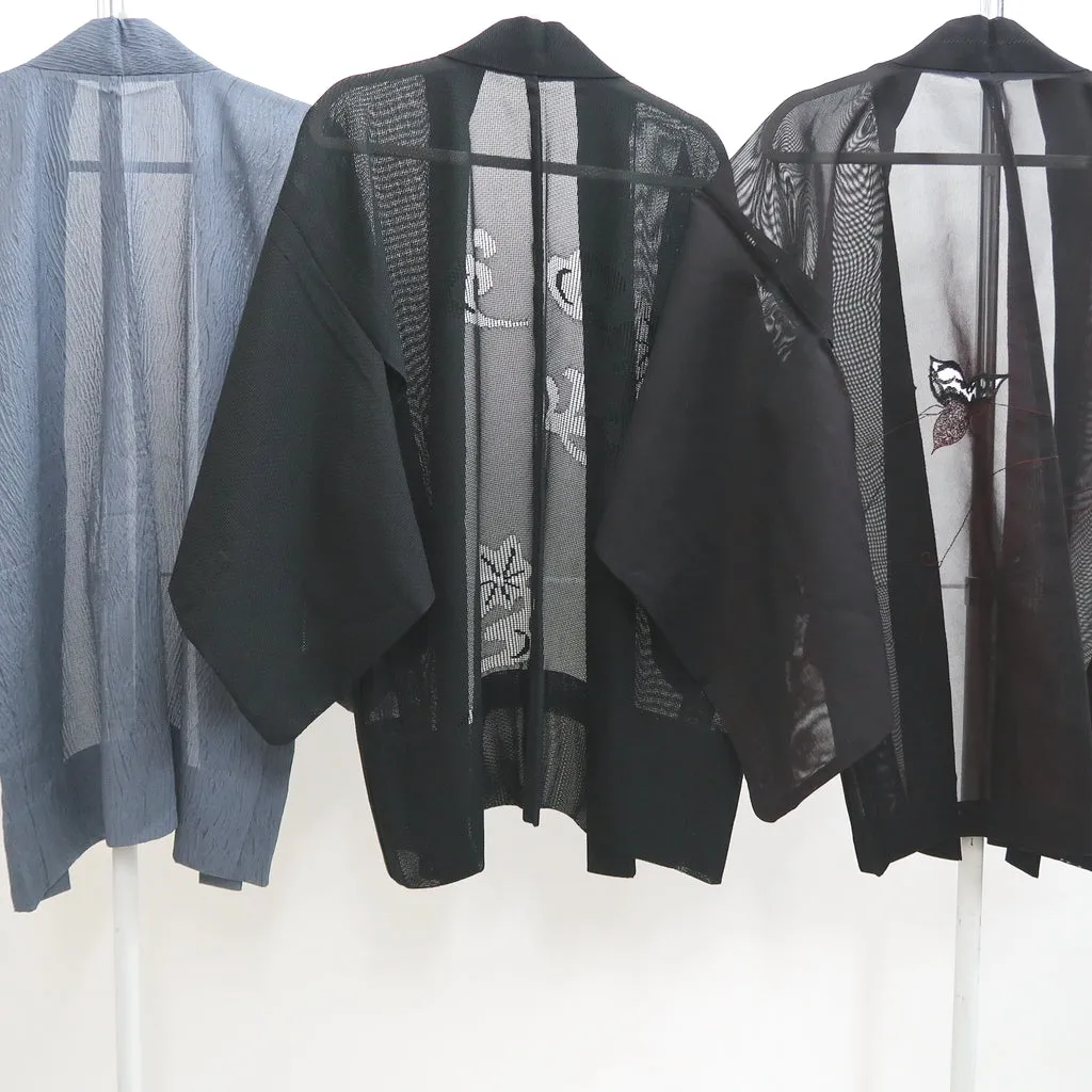Bundle 12pcs Silk See-Through Haori Jacket Wholesale Bulk Free Shipping #424