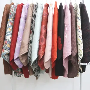 Bundle 15pcs Silk Colored Haori Jacket Wholesale Bulk Free Shipping #393