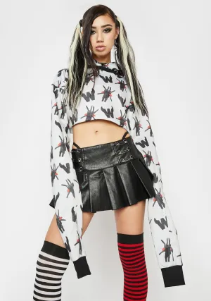 Bunnie Crop Hoodie