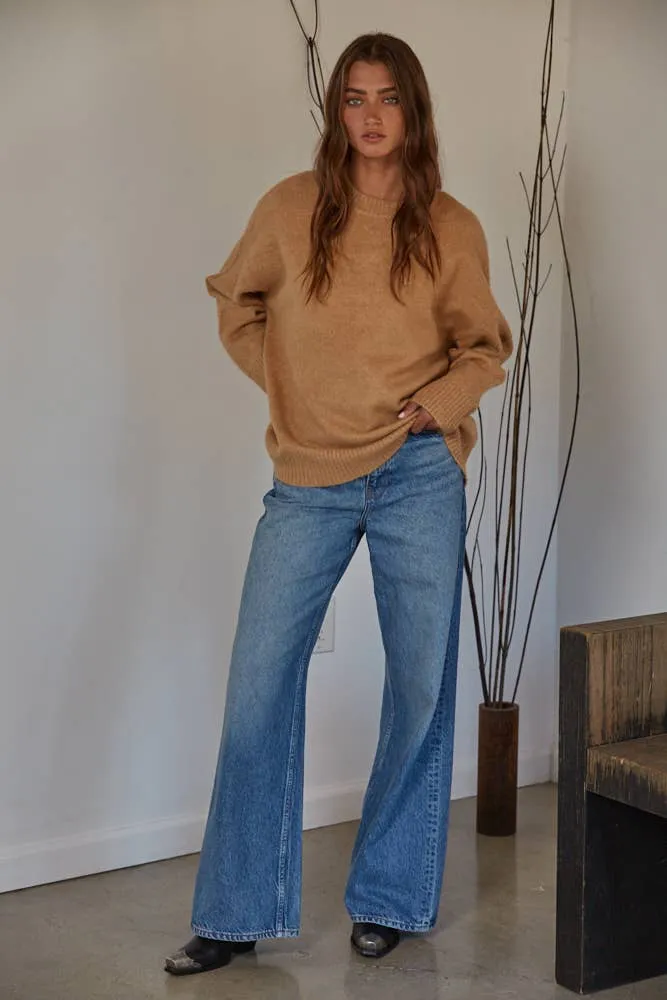 By Together The  Noemie Pullover: Light Camel