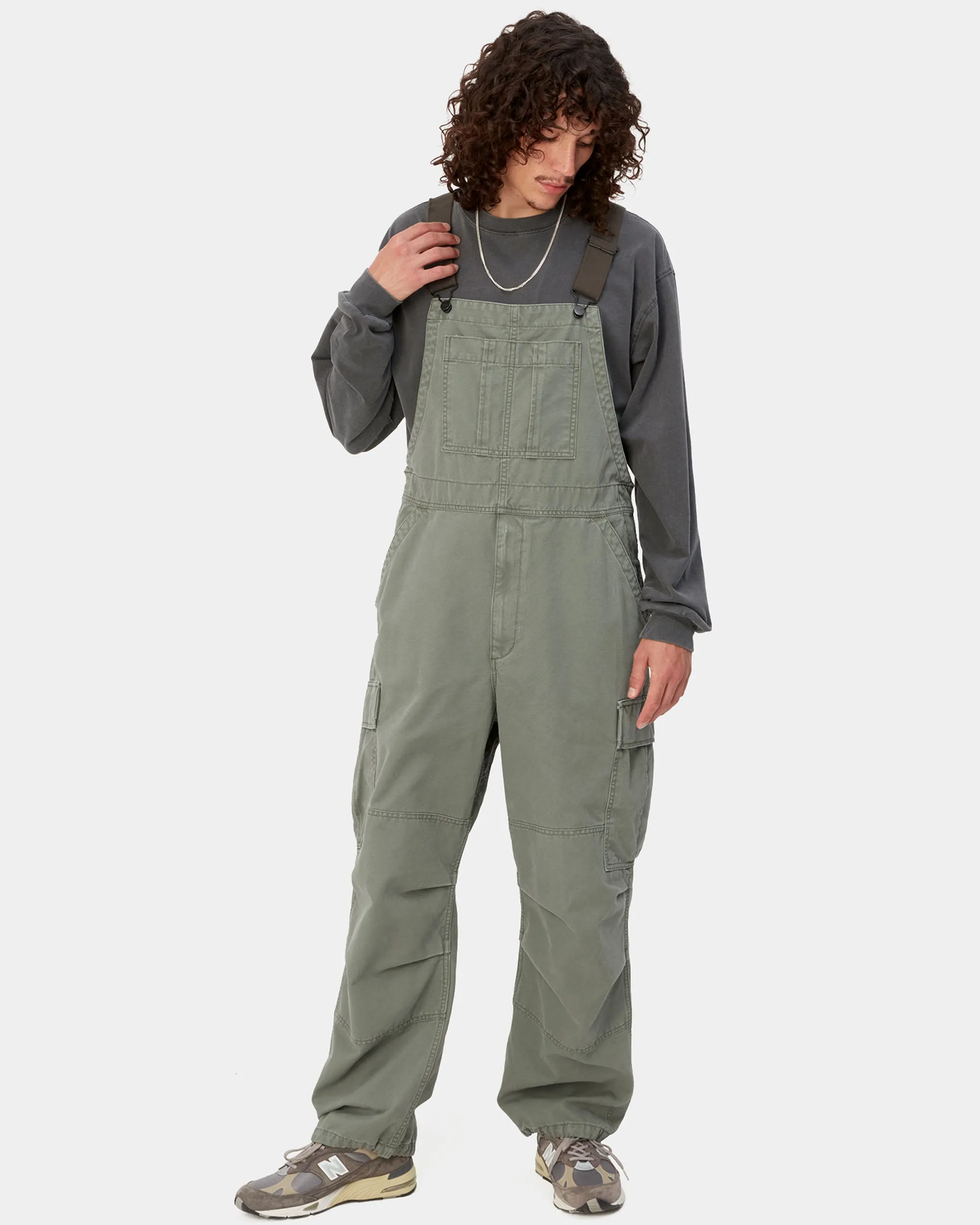 Cargo Bib Overall - Dollar Green
