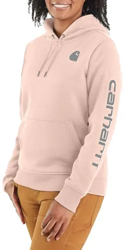 Carhartt Women's Relaxed Fit Midweight Logo Sleeve Graphic Sweatshirt