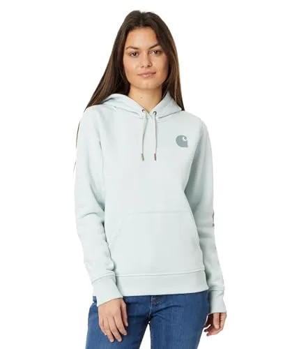 Carhartt Women's Relaxed Fit Midweight Logo Sleeve Graphic Sweatshirt