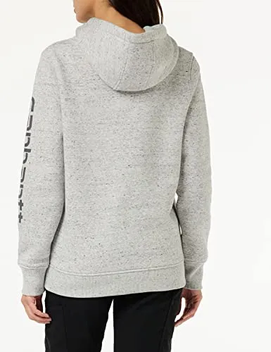 Carhartt Women's Relaxed Fit Midweight Logo Sleeve Graphic Sweatshirt