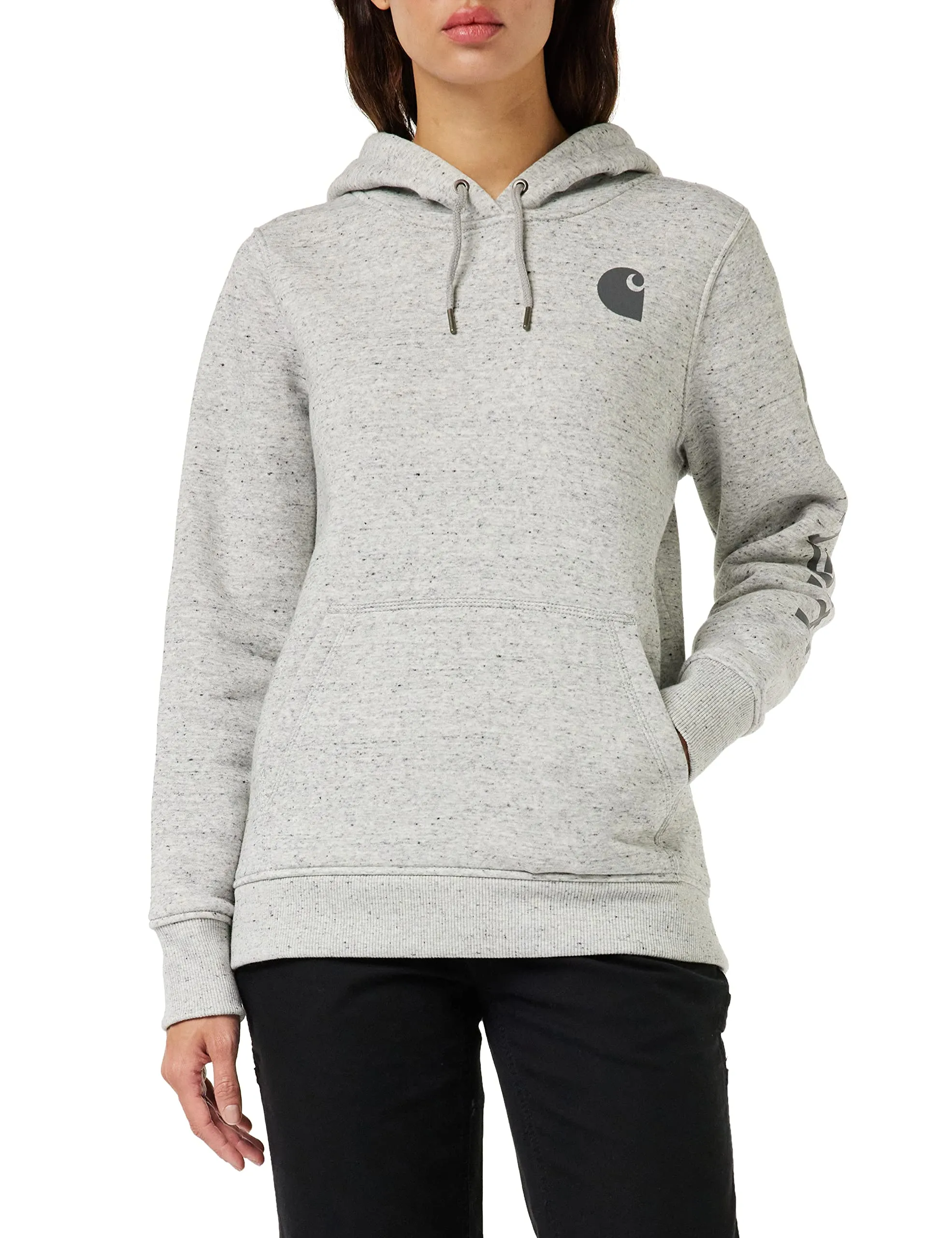Carhartt Women's Relaxed Fit Midweight Logo Sleeve Graphic Sweatshirt