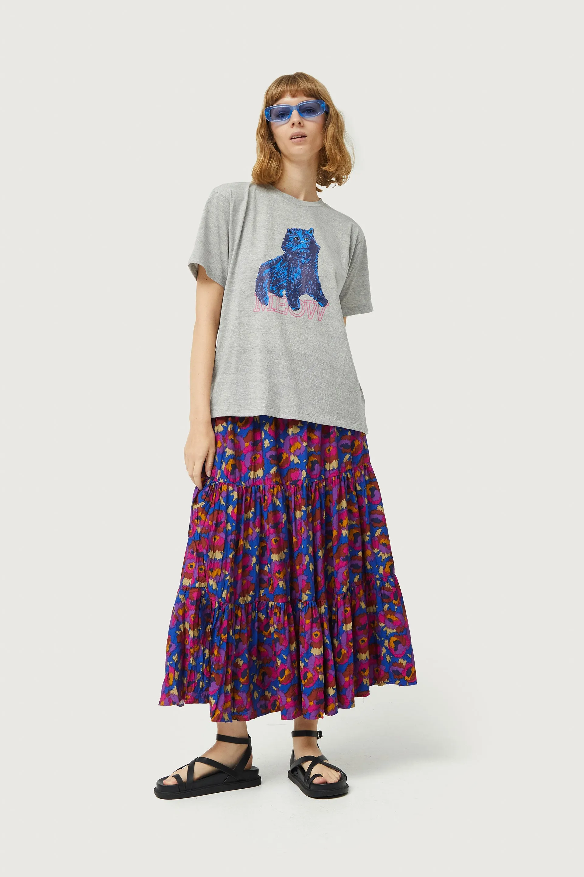 Cat T-Shirt | Grey