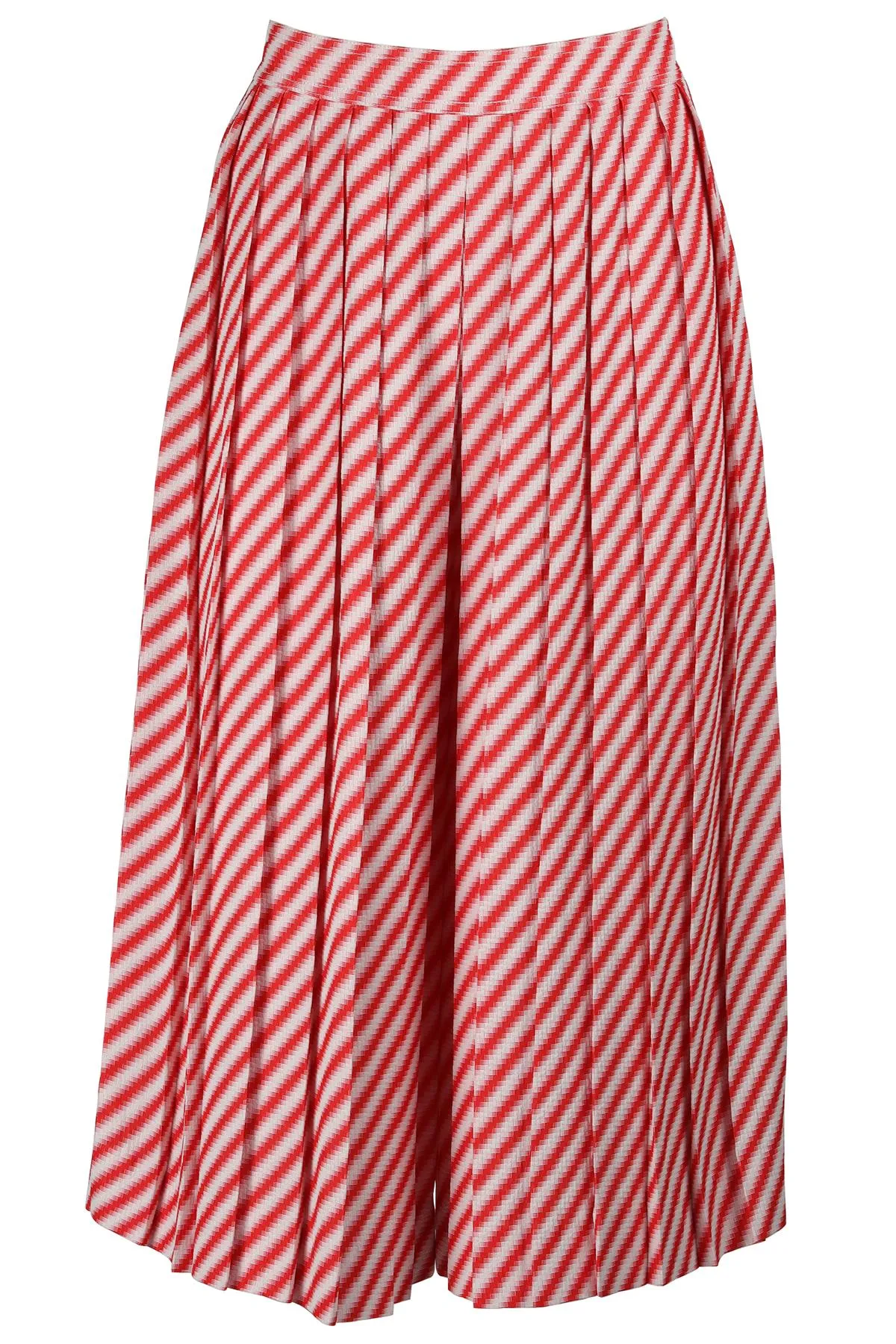 CELINE RED WOVEN CULOTTES FR 38 UK 10