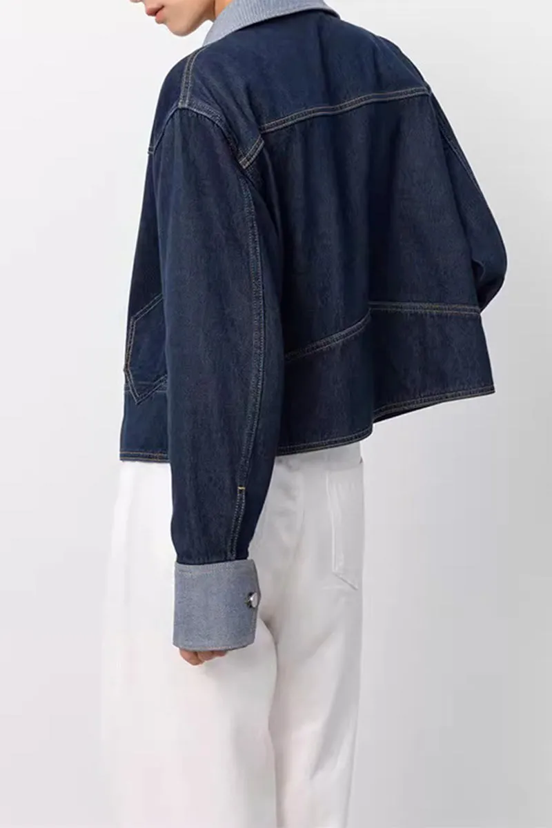 CF0403 Button Dwon Denim Jacket