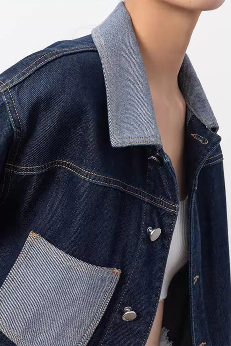 CF0403 Button Dwon Denim Jacket