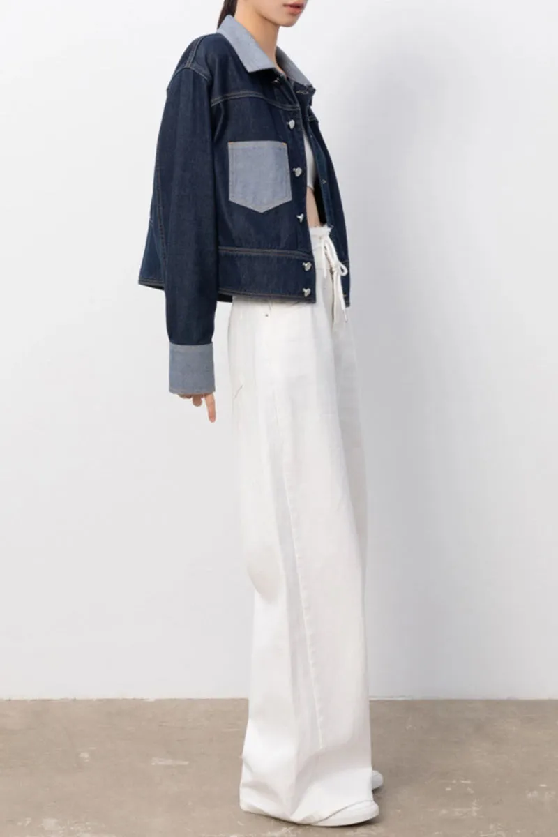 CF0403 Button Dwon Denim Jacket