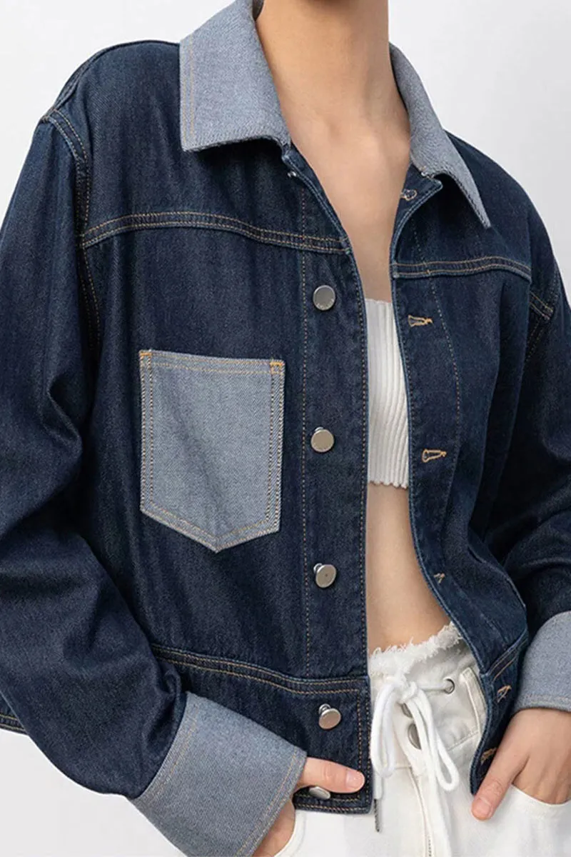 CF0403 Button Dwon Denim Jacket