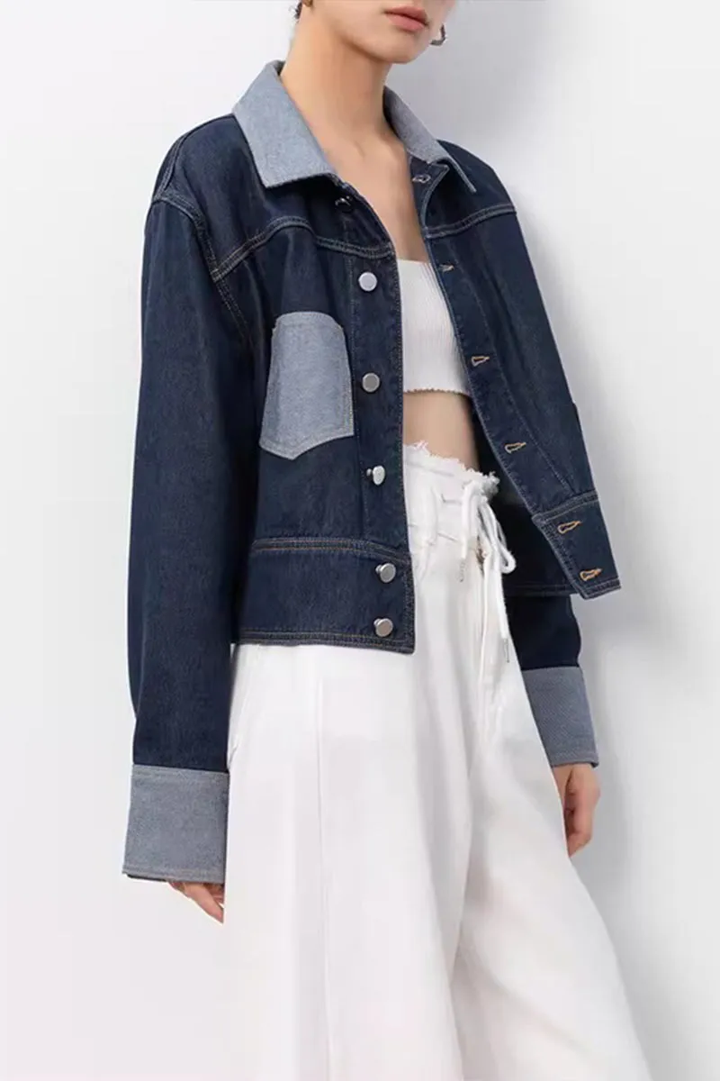 CF0403 Button Dwon Denim Jacket
