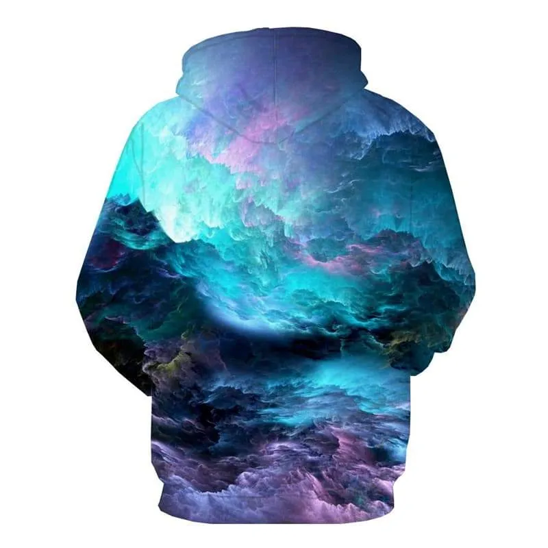 Cloud Sweatshirts men Nebula Sweatshirt Printed Colorful 3d Printed Unisex