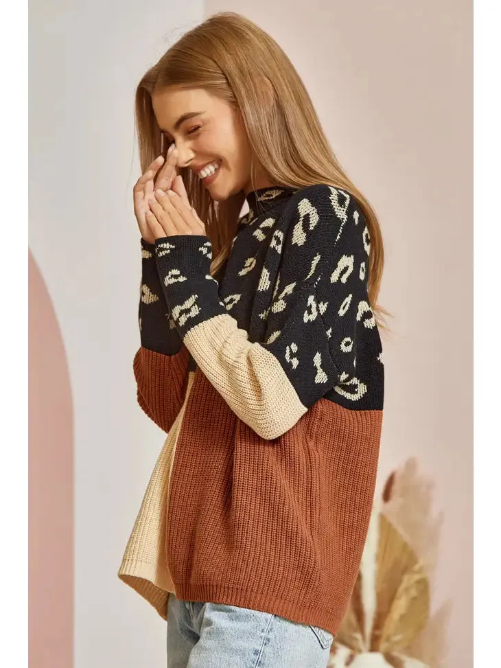 Color Block Sweater
