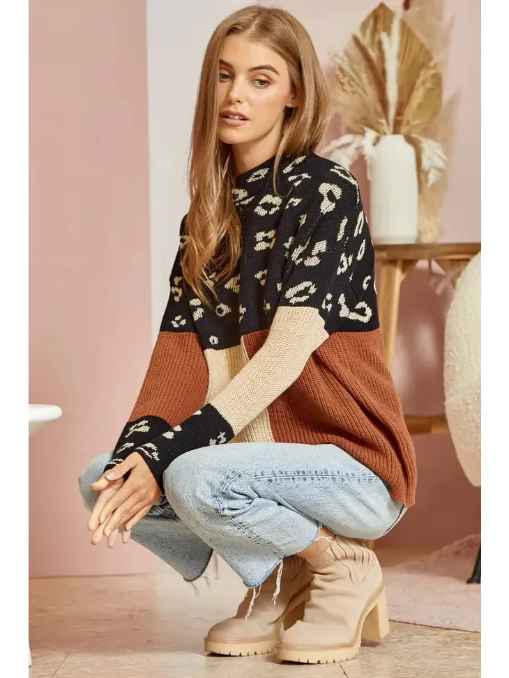 Color Block Sweater