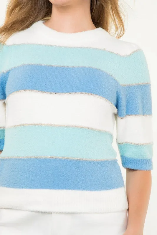 Colorblock Knit Top