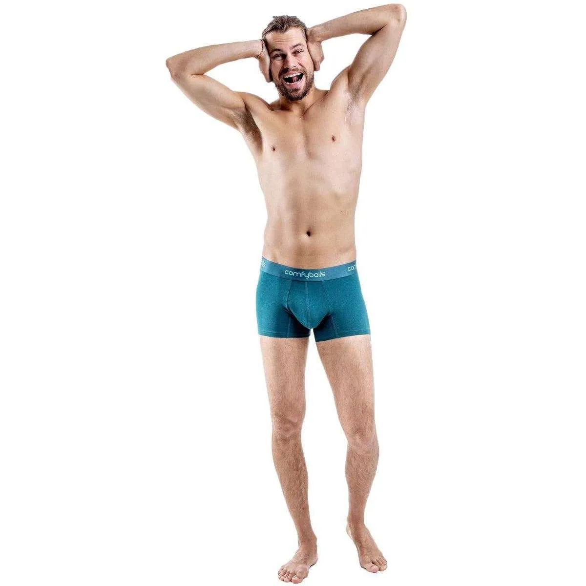 Comfyballs Cotton Regular Boxer - Spruce Green