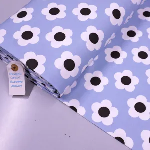 Cotton Jersey - Pale Blue - Smart Daisy