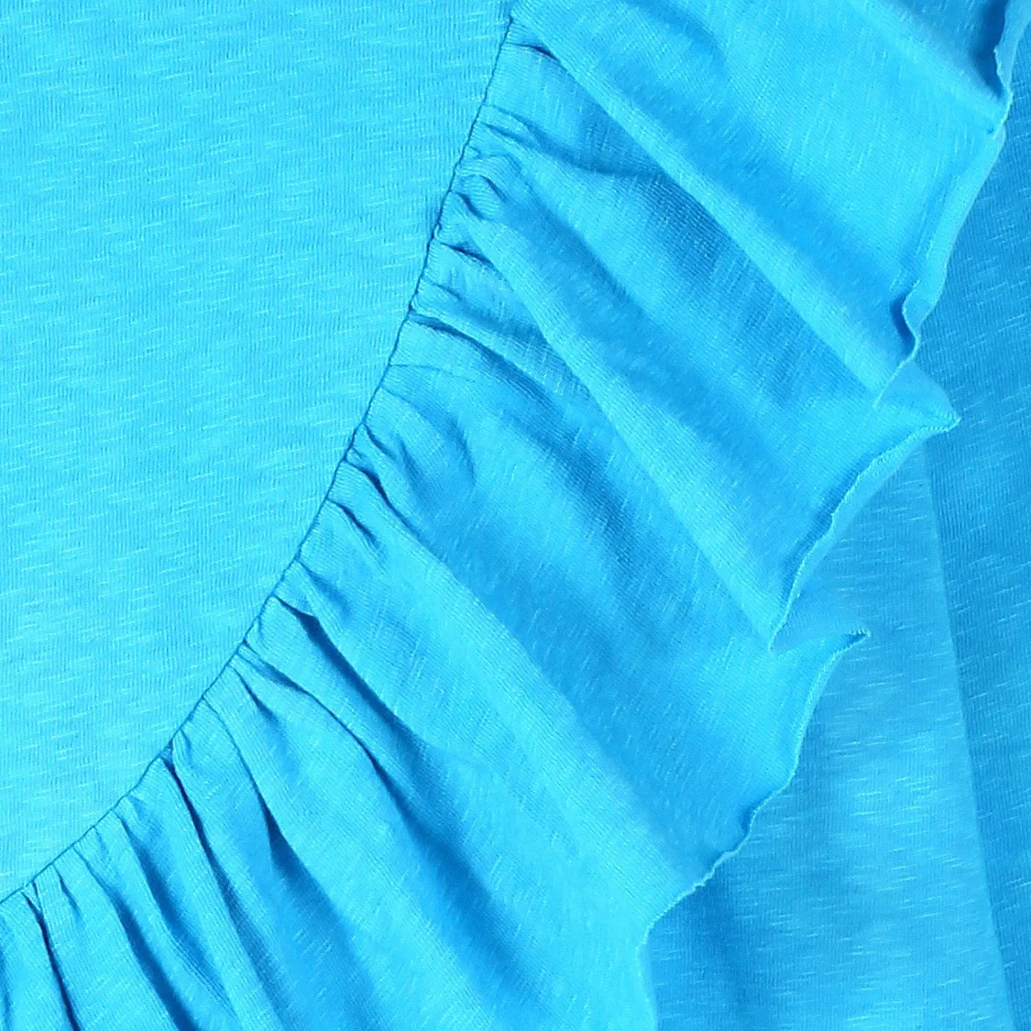 Cotton Knit Wave Top