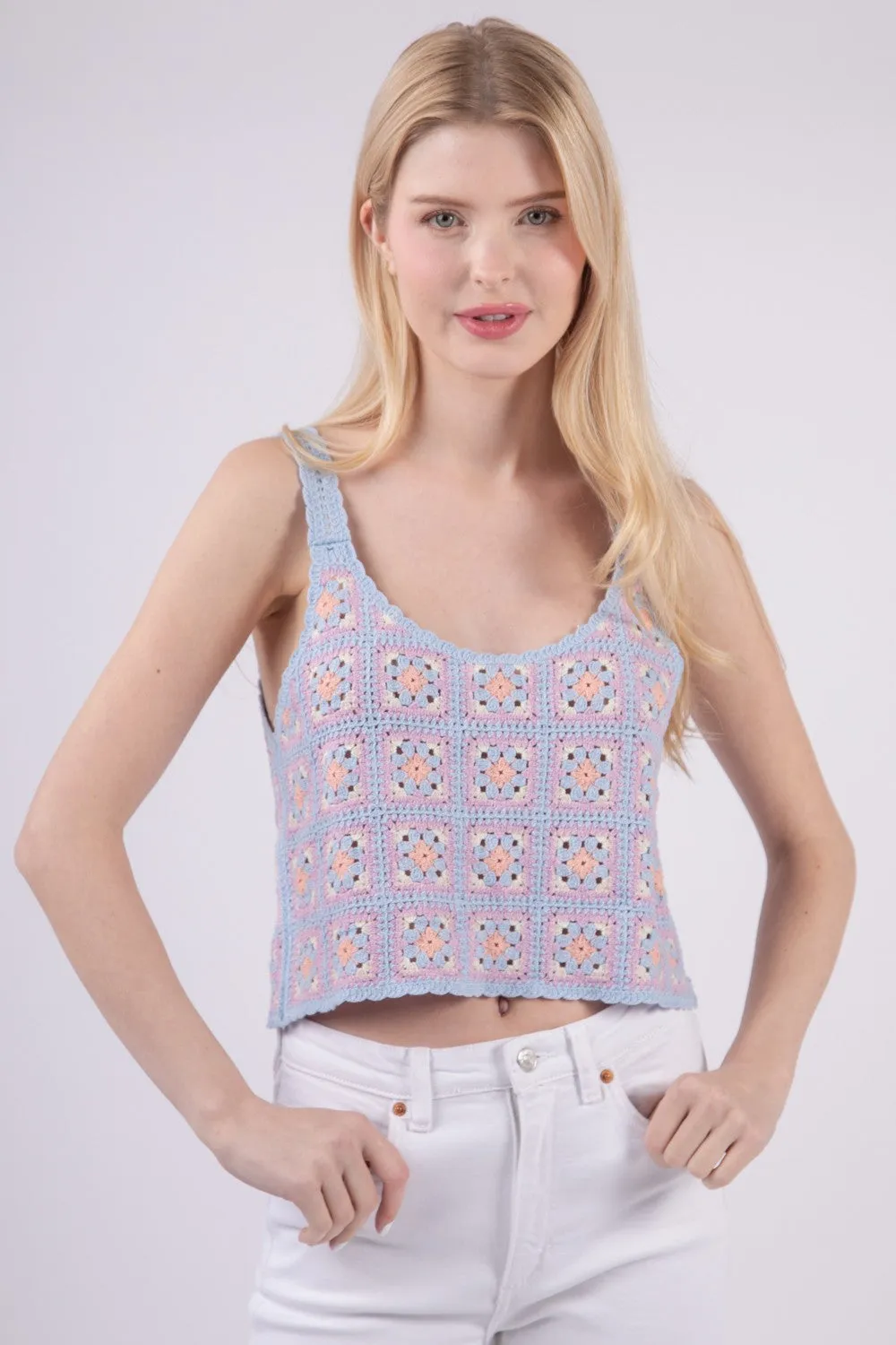 Crochet Knit Top