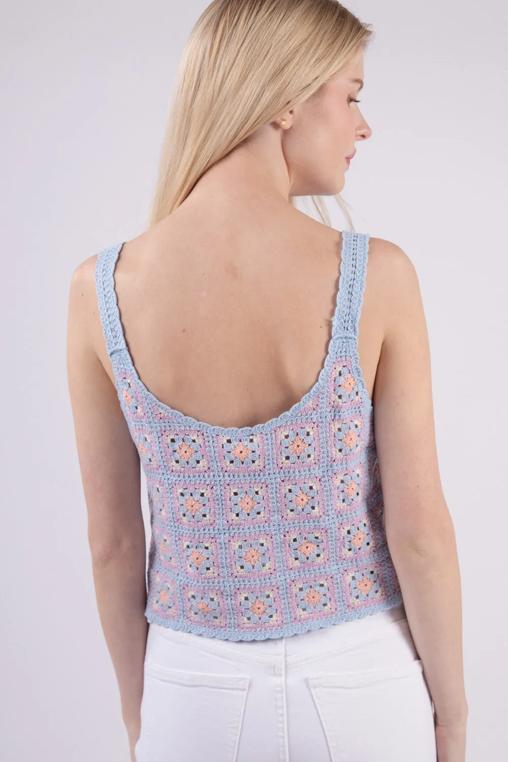 Crochet Knit Top