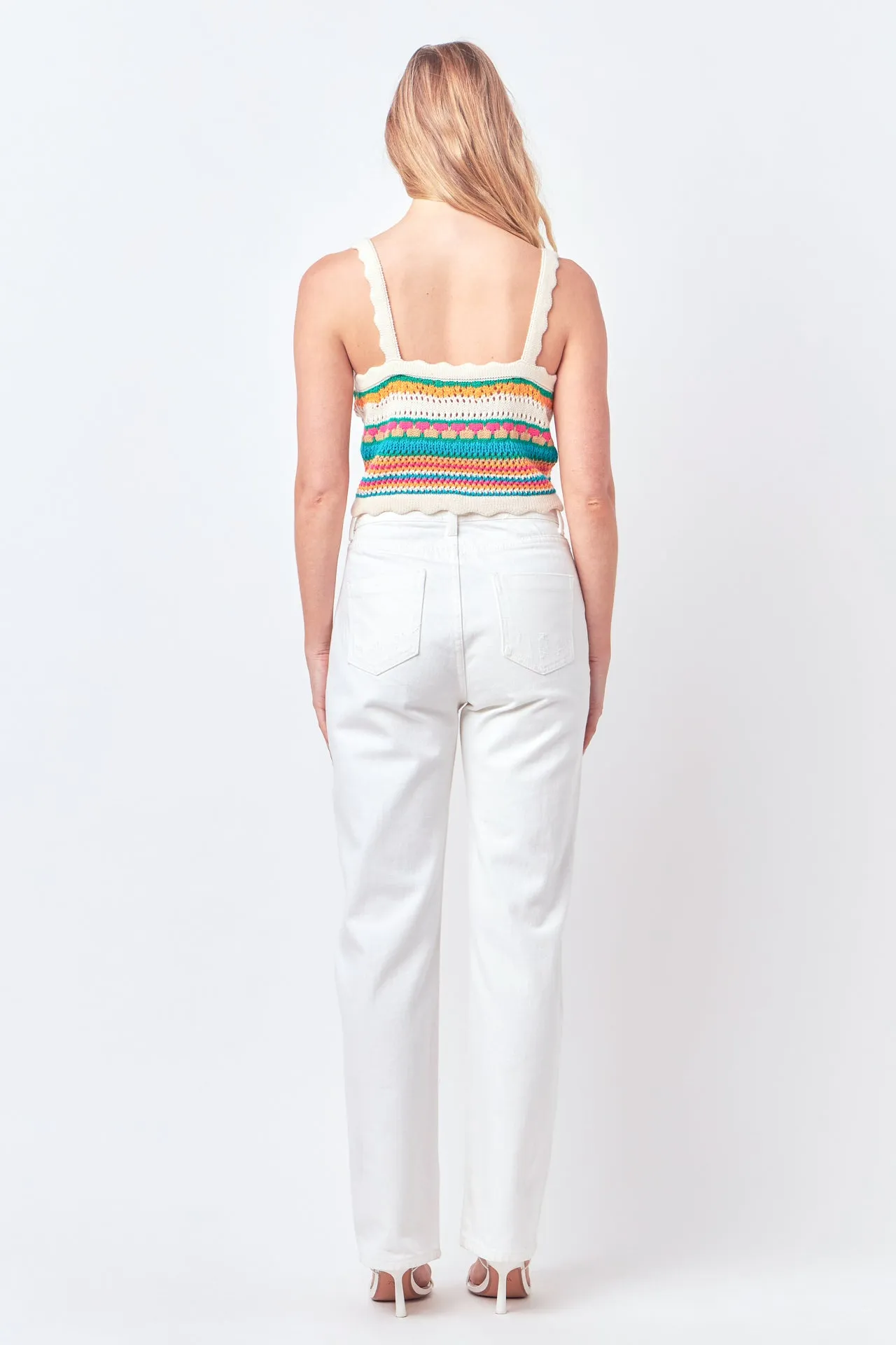 Crochet Knit Top
