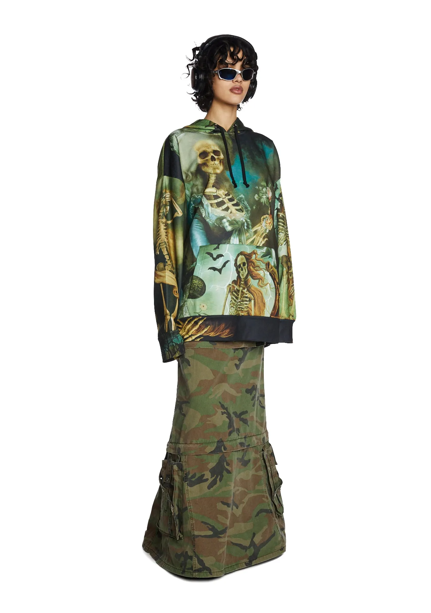 Cursed Image Oversized Hoodie