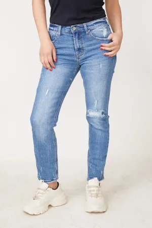 DARK BOYFRIEND JEANS
