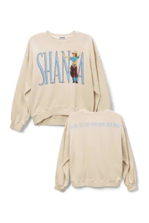 DAYDREAMER: Shania Twain Boots Been Under Oversized Crew