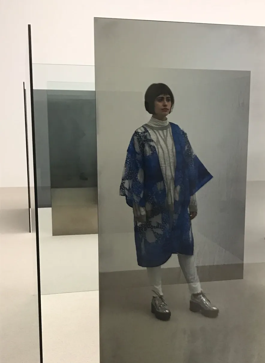 Deep Blue Kimono Jacket