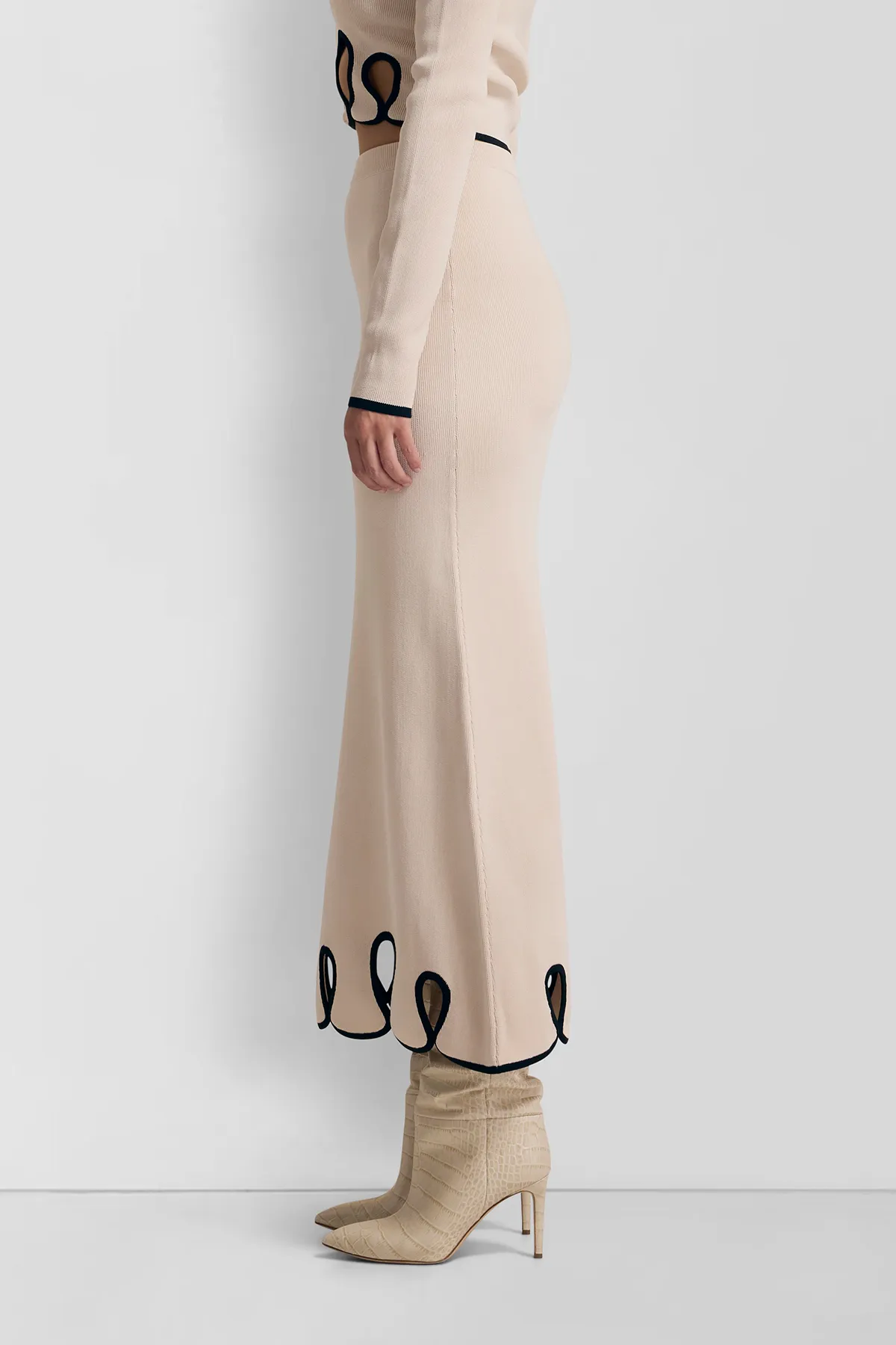 Deja Knit Skirt - Dove