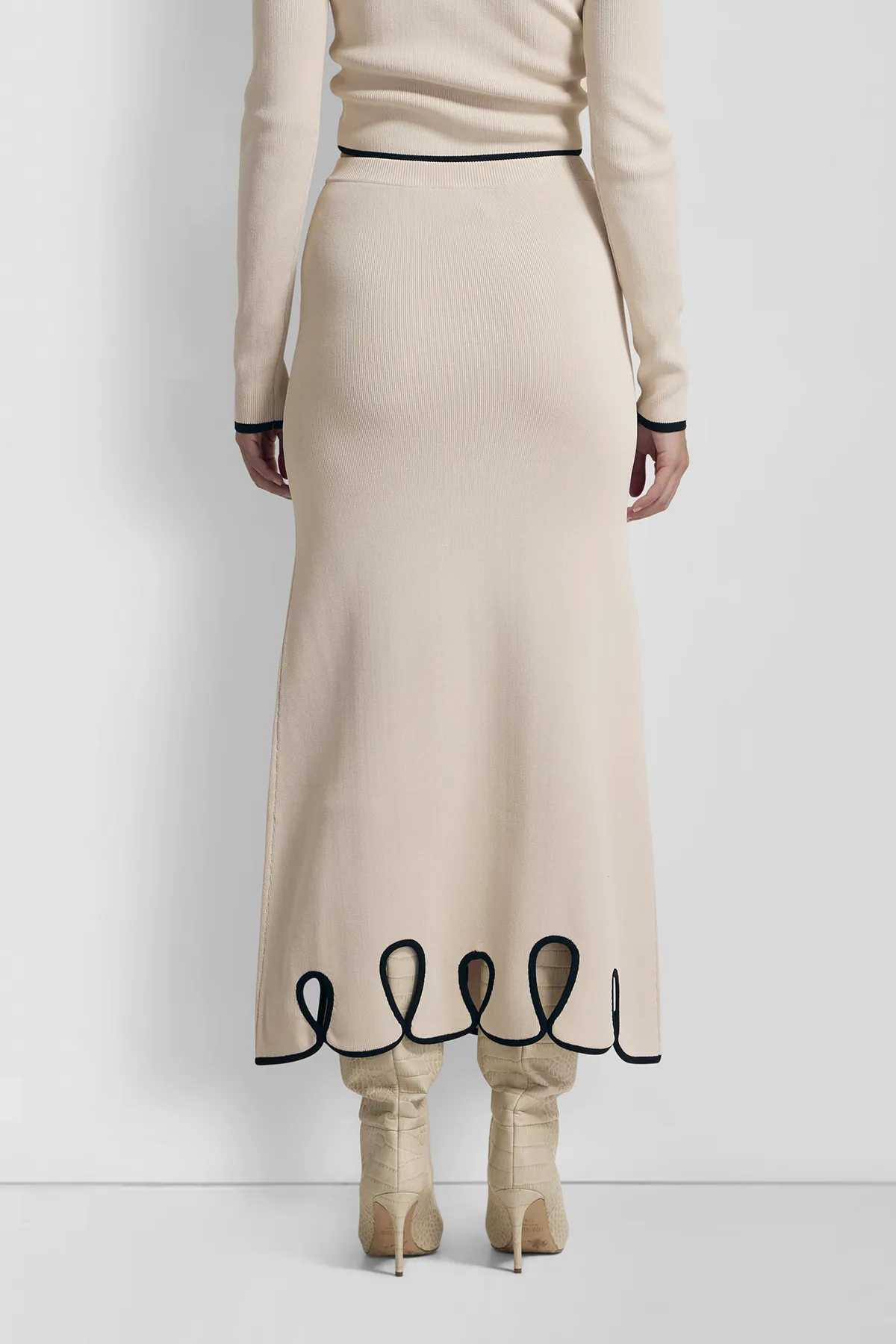 Deja Knit Skirt - Dove