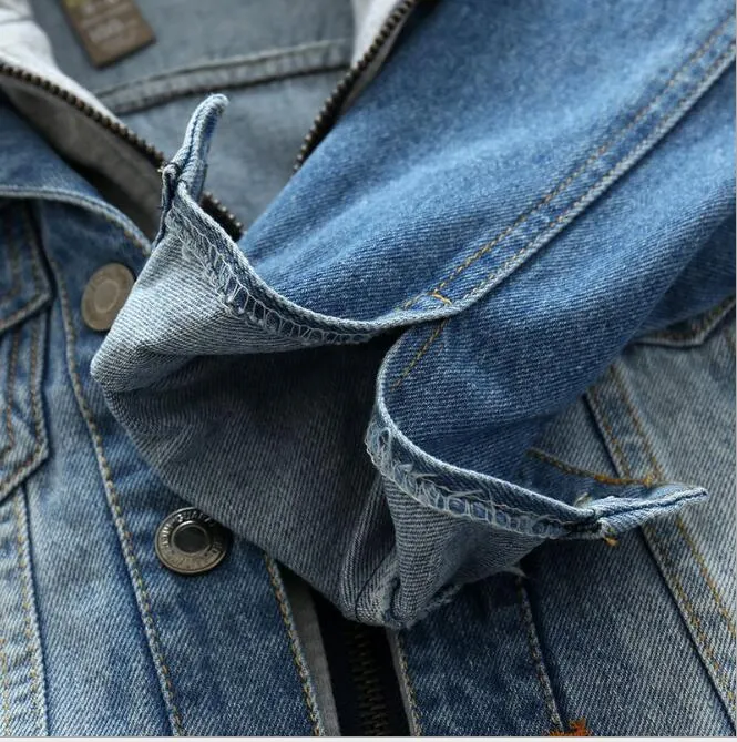 Denim Hoody Jacket, Size 2- 8 Yrs