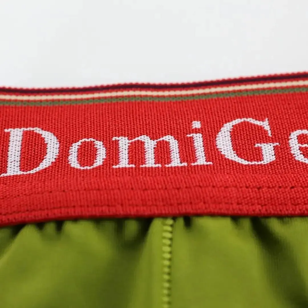 DomiGe Men's Mid-Waist Boxer Briefs U-Pouch Elastic Waistband Male Underwear