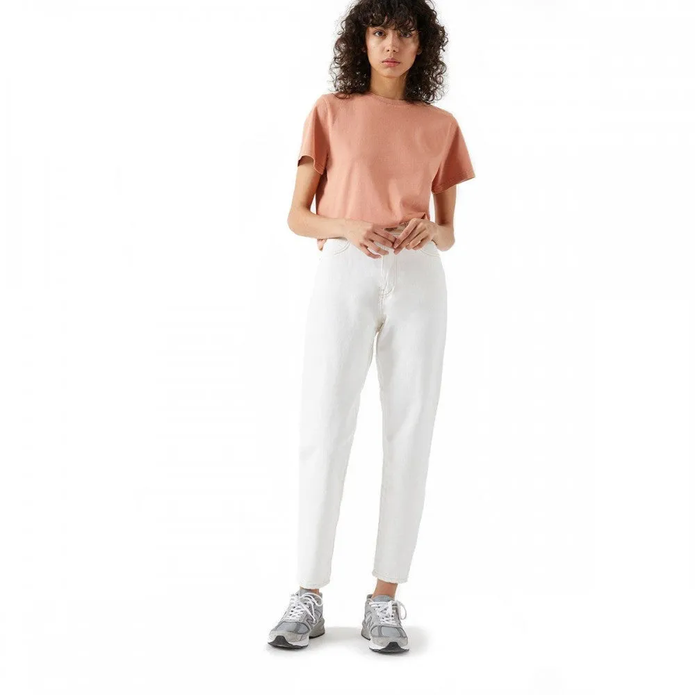 DR DENIM NORA 2020103 LIGHT ECRU MOM JEANS DONNA