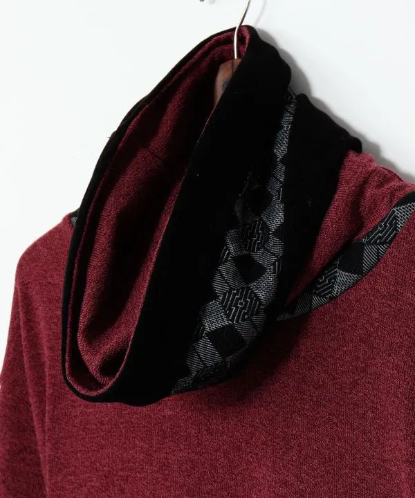 Drape Neck Knit Top