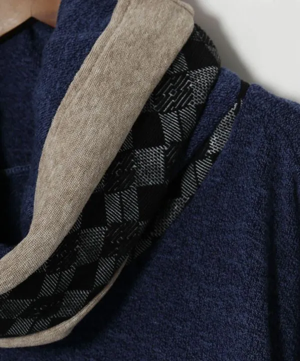 Drape Neck Knit Top