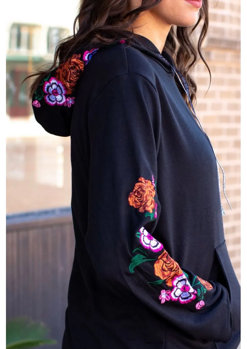 Embroidered Coco Pullover
