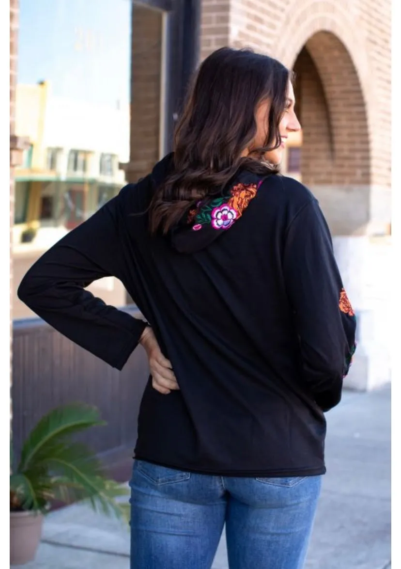 Embroidered Coco Pullover