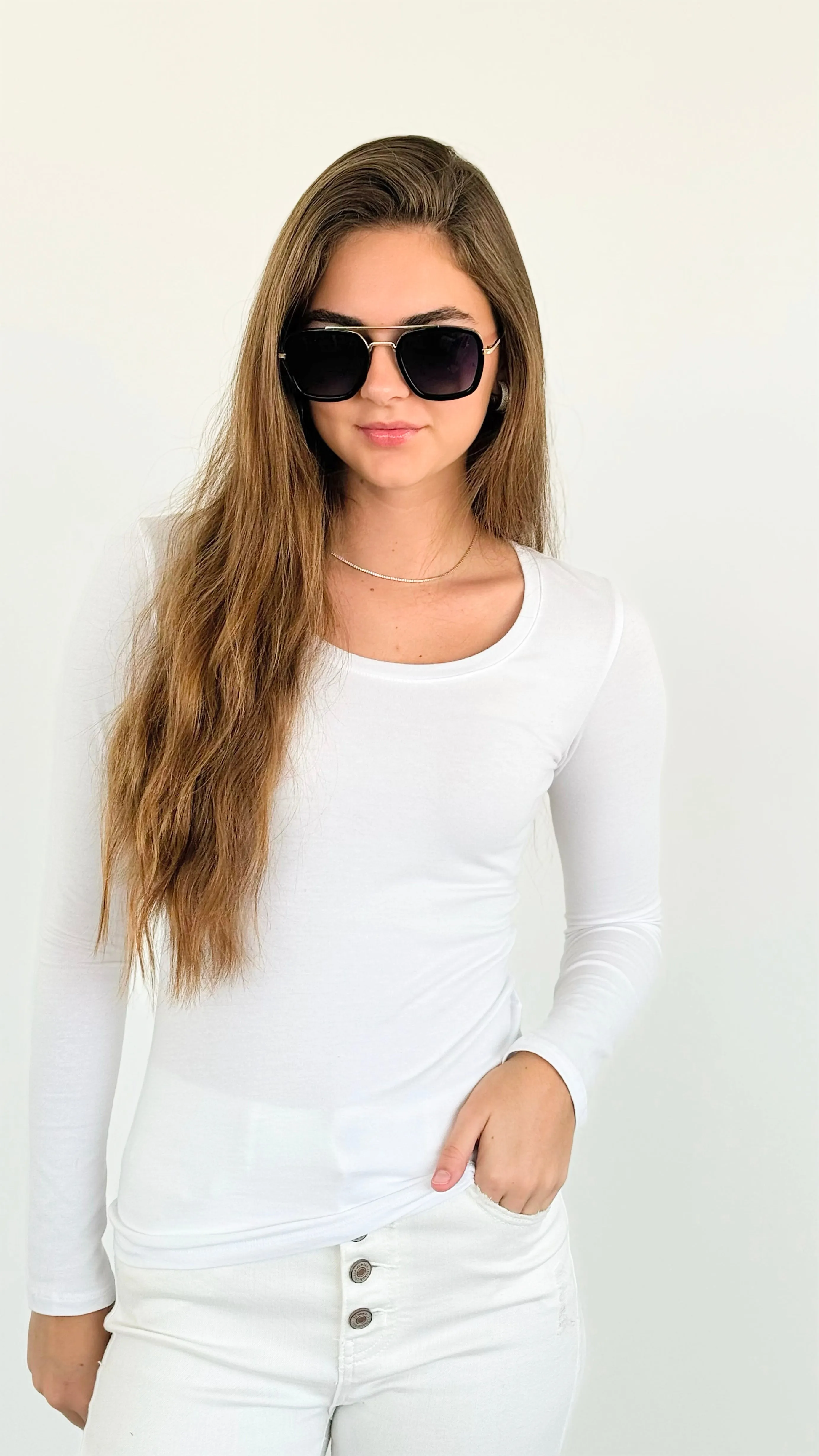 Everyday Essential Long Sleeve - White
