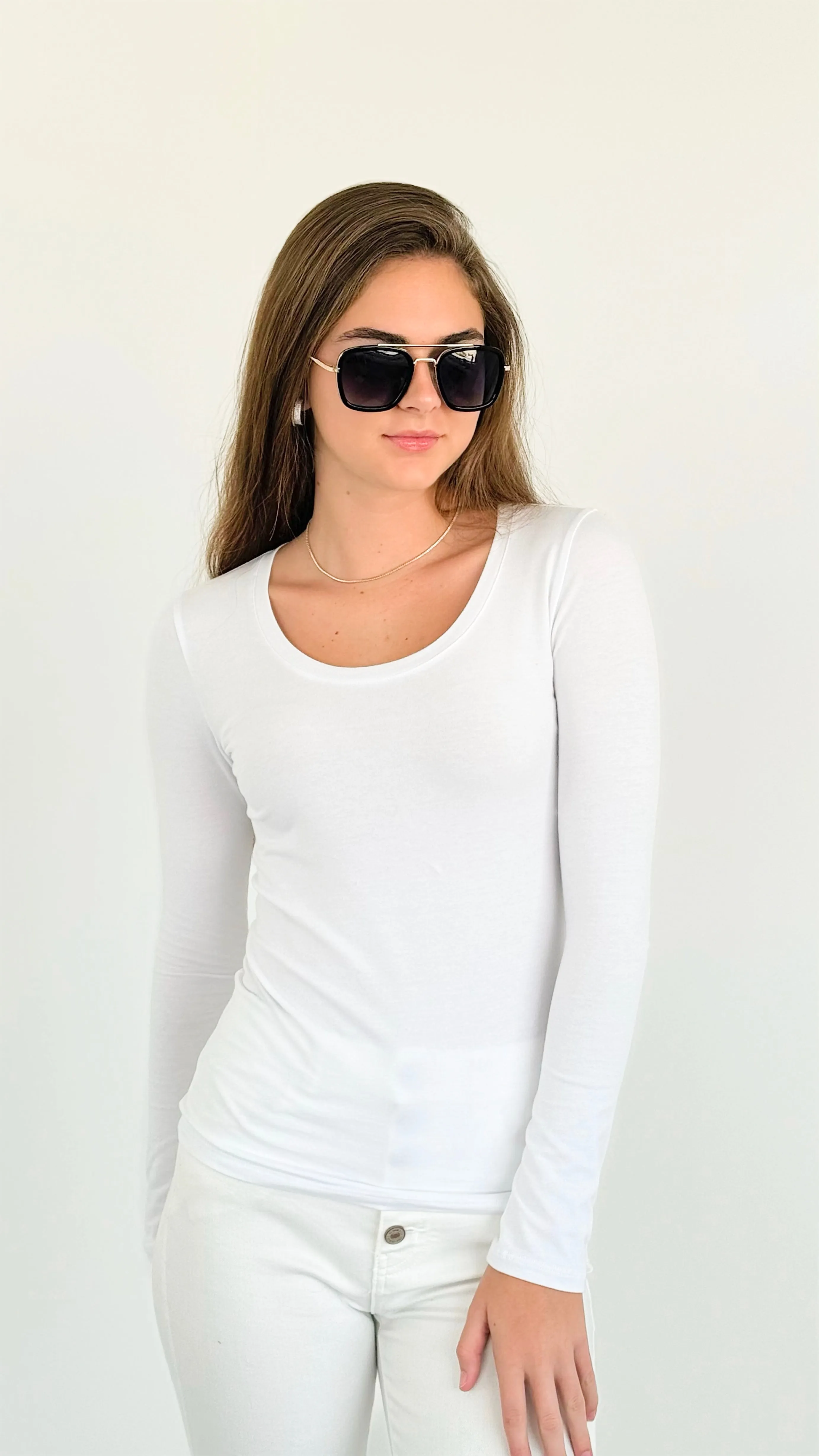 Everyday Essential Long Sleeve - White