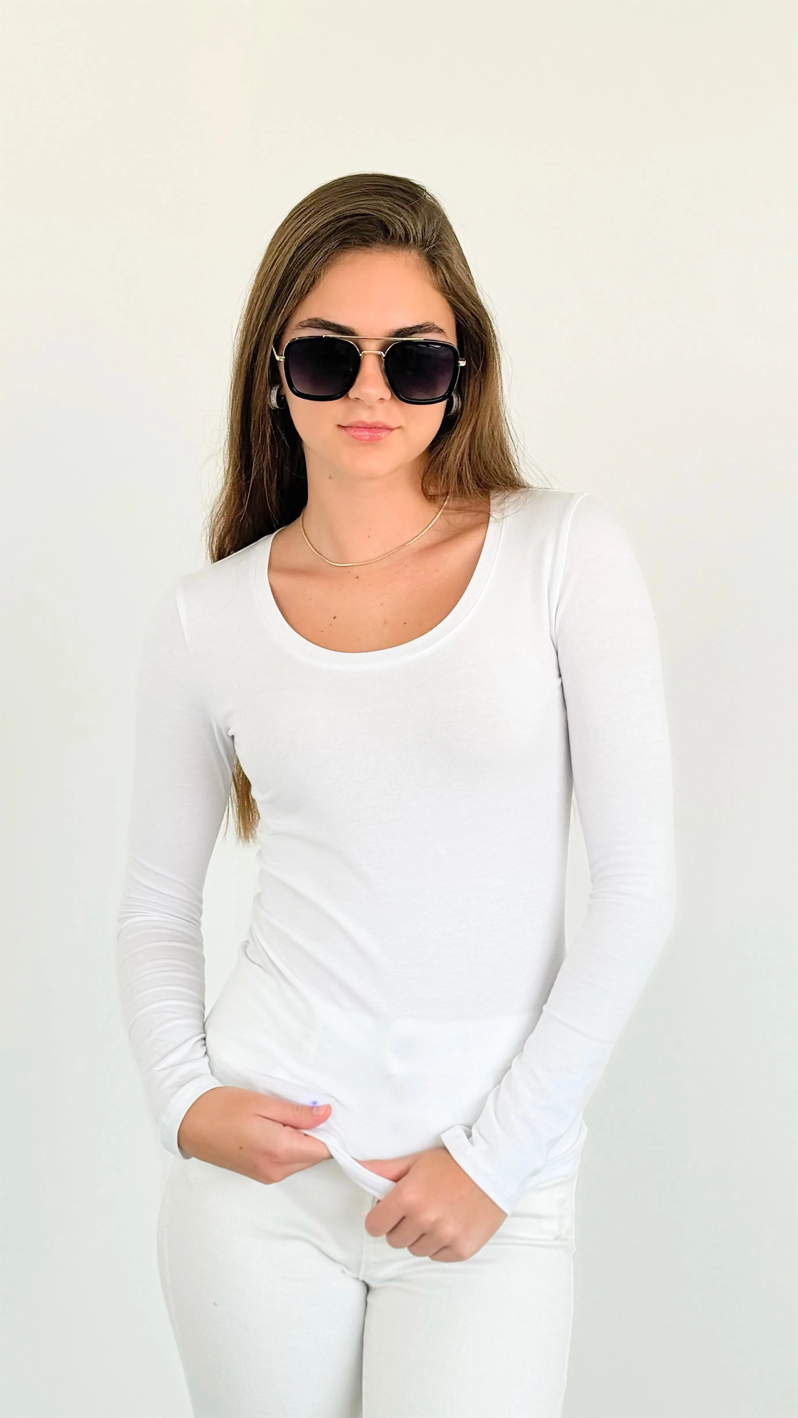 Everyday Essential Long Sleeve - White