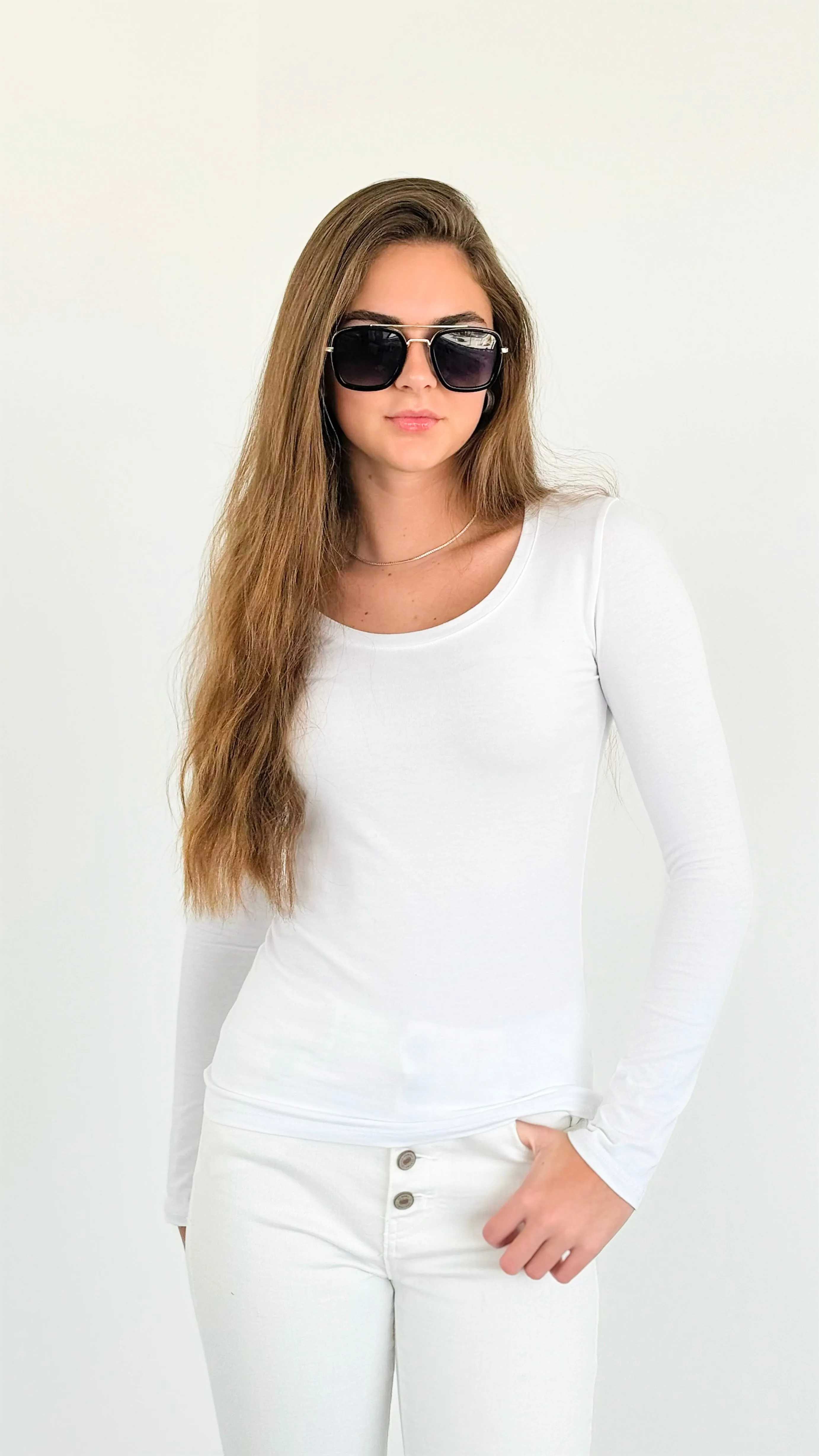 Everyday Essential Long Sleeve - White