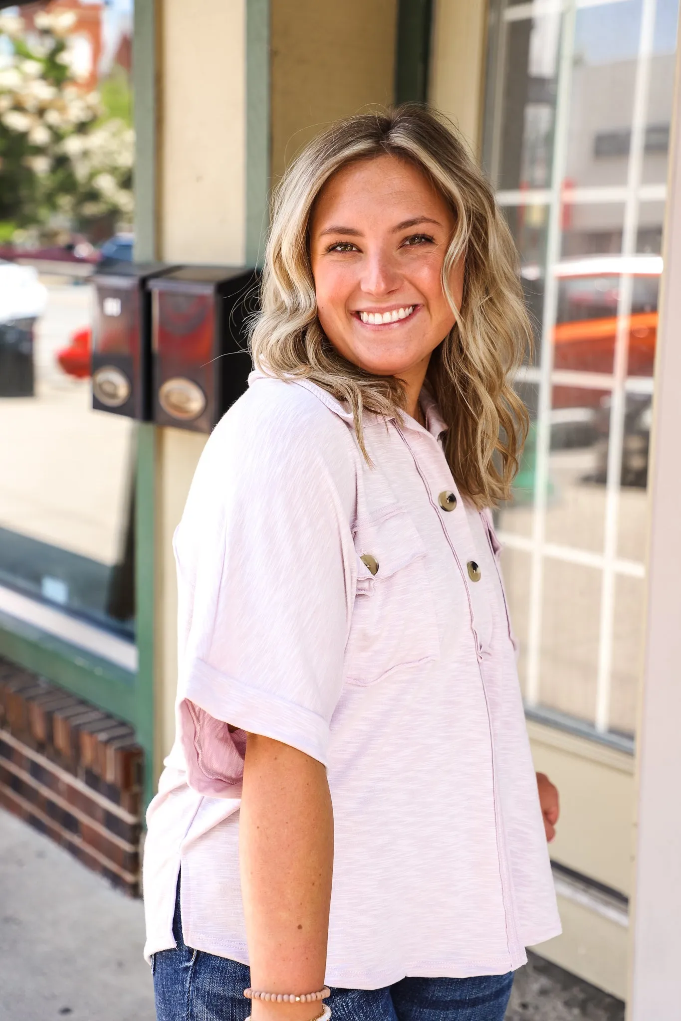 Everyday Violet Knit Top