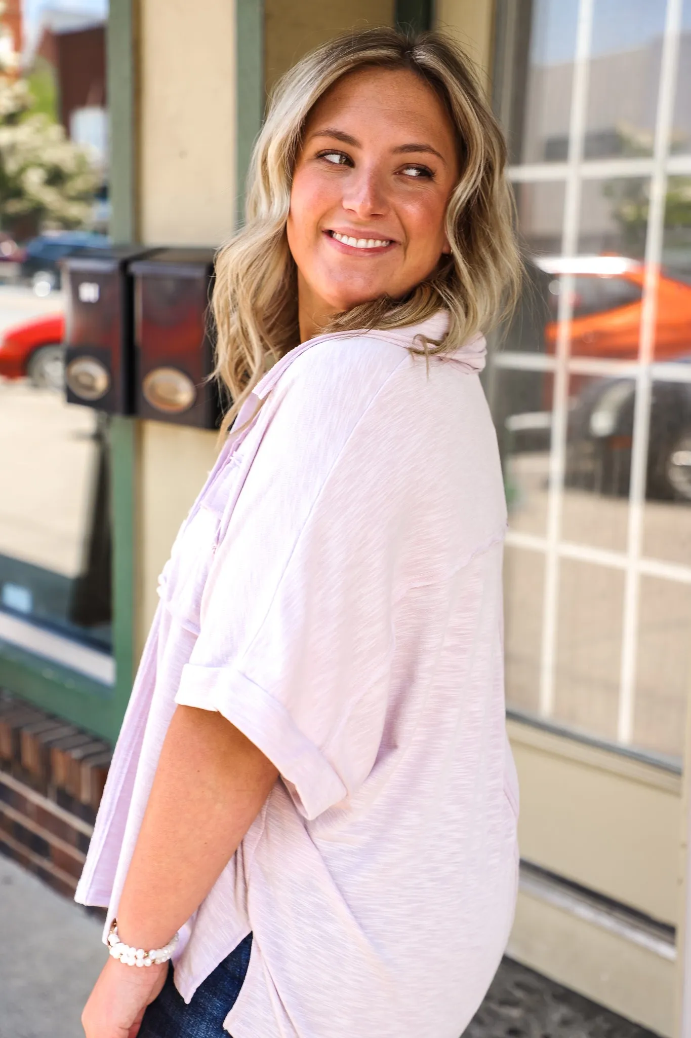 Everyday Violet Knit Top