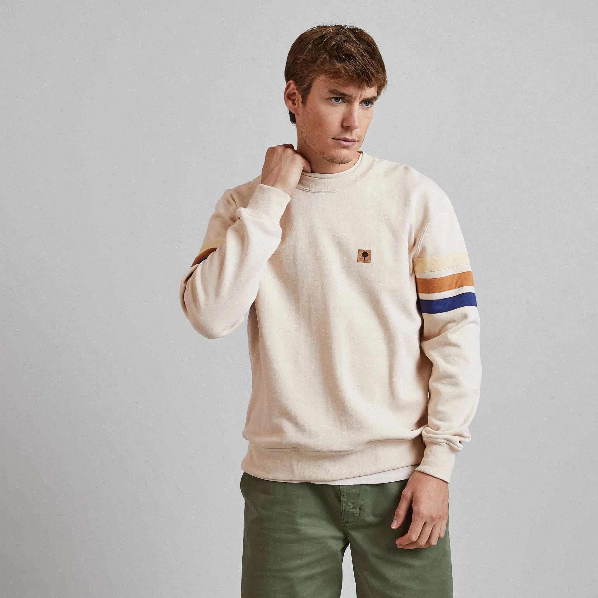 Fango Cotton Sweatshirt | Ecru
