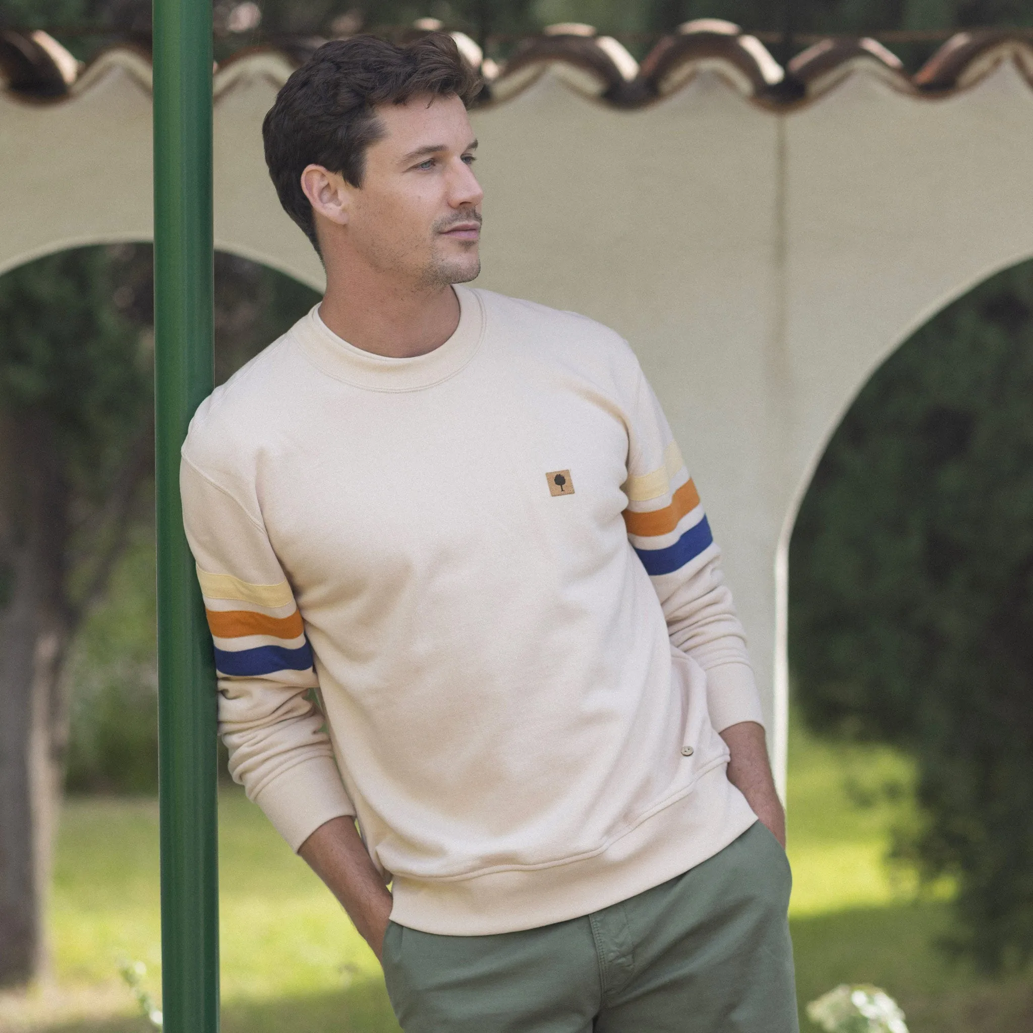 Fango Cotton Sweatshirt | Ecru